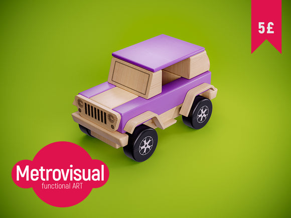 3D Art 002 Toy Car